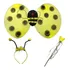 2 Kits Fantasia De Abelhinha Asa Festas Cosplay