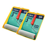 2 Kits Pintura 3 Peças 23cm Bandeja Atlas 1001