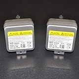 2 Lâmpadas D1S 35W Para Carro Xenon Faróis HID 4300K 6000K 8000K Super Brilhantes  4300K Branco Quente 