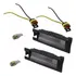 2 Lanterna Placa Fiat Uno 2004 2010 Palio Siena Led Completa