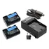 2 Lp-e6 Carregador Para Canon Eos 5d 6d 7d 60d 70d 80d 90d R