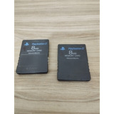 2 Memory Cards Originais - Playstation 2 (ps2)