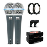 2 Microfones Dinamicos Arcano