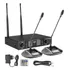 2 Microfones Gooseneck Uhf C/ Base Receptor Kgw-145cb Kadosh
