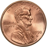2 Moedas Lincoln Cent