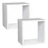 2 Nichos Decorativo Quarto Bebe Sala 30x30x10