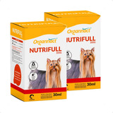 2 Nutrifull Dog Pet 30 Ml Suplemento Organnact Envio Imediat