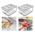 2 Organizador De Geladeira 2 2 Litros Com Cesto Clear Fresh Cor Transparente Ou