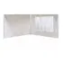 2 Parede Lateral Para Tenda Gazebo 3x3m Branca Isolamento