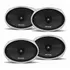 2 Pares Alto Falantes Snake Woofer Pro 6x9 4ohms Esv 220wrms