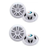 2 Pares De Alto Falante Marinizado Boss Mr6w 6 5 180w Lancha