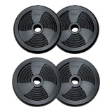 2 Pares De Anilhas 2kg E 2,5kg P/ Halteres Barra Musculação