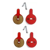 2 Pares Pastilha De Freio Disco Com Furo Bike Aro 29 Paco