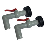 2 Pcs Ibc 1000l Tanque De Água Torneira Adaptadores Conector