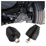 2 Peças De Kit De Amortecedor Para Absorção De Ruído  Batentes De Suspensão Para Caminhões Com 2 Porcas  Acessórios Universais De Borracha Para Carros  Vans  Caminhões  Reboque  Porta  Para Choques