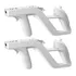 2 Peças De Suporte De Jogo Zapper Para Nintendo Wii Remote,