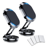 2 Peças De Suporte Magnético Giratório De 360 Graus