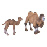 2 Peças Estatueta Camelo Em Miniatura  Modelo Animal 