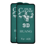 2 Películas Cerâmica Flexível 9d Compativel Samsung Linha A