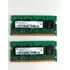 2 Pentes Memória Ram 256mb 1rx16 Pc2-4200s-444-11-c0 