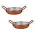 2 Pergaminhos N12 Cor Cobre Assar/servir Cookie Individual