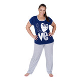 2 Pijama Feminino Manga