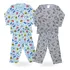 2 Pijama Infantil Manga Longa Calça Malha Menino Frio 4/8
