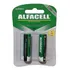 2 Pilhas Recarregáveis Aa Alfacell Tam Pequena 1,2v 2300mah