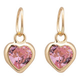 2 Pingentes Coracao Zirconia