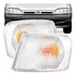 2 Pisca Escort 1993 1994 1995 1996 Cristal Acrilico Seta Par