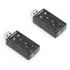 2 Placa De Som Usb Externa Adaptador Audio 7.1 Pc Notebook
