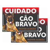 2 Placas Advertencia Cuidado