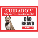 2 Placas Aviso Cuidado