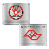 2 Placas Lei Anti