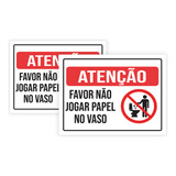 2 Placas Para Aviso