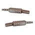 2 Plugs P3 P2 4 Polos Metal - 4 Vias Fone Mic  Audio ( Par )