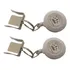 2 Porta Giz Platinum Para Sinuca   Bilhar De Elástico Cor Branco
