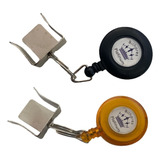 2 Porta Giz Platinum Para Sinuca   Bilhar De Elástico Cor Preto E Laranja