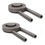 2 Queimadores Duplo Longo Completo Para Fogão Industrial 