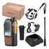 2 Rádios Ht Walk Talk Dual Band Fm Baofeng Uv-6r 7w Bandas De Freqüência Vhf/uhf Cor Preto