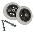 2 Roda Dianteira Aro 6 Jaguaribe Para Cadeira De Rodas
