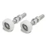 2 Roldanas Guia Superior P  Portão Deslizante 42mm Aço nylon