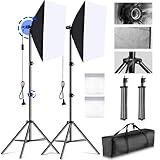 2 Soft Box  Softbox Com 2 Tripés  50 X 70 Cm Kit Softbox  Kit De Iluminação Softbox  Tripé Profissional Iluminação Studio Softbox  Soft Box Profissional  Kit Iluminação Estudio Softbox