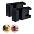 2 Suporte De Celular Duplo Dois Em Um Multiuso Parede Preto