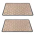 2 Tapetes Culinário Silicone Fibra Vidro 42x29,5 Cm Macaron