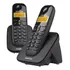 2 Telefones Sem Fio Intelbras Ts3112 Com Identificador Ramal Cor Preto