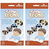 2 TERMO FRIENDS   ADESIVO MEDIDOR DE TEMPERATURA   BABYDEAS