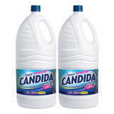 2 Unid Água Sanitária Super Cândida Galão 5 Litros Limpeza