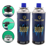 2 Unidades Refil Gás Buddy 227g P  Maçarico E Fogareiro   Nf