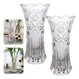 2 Vasos Vidro Floreiro